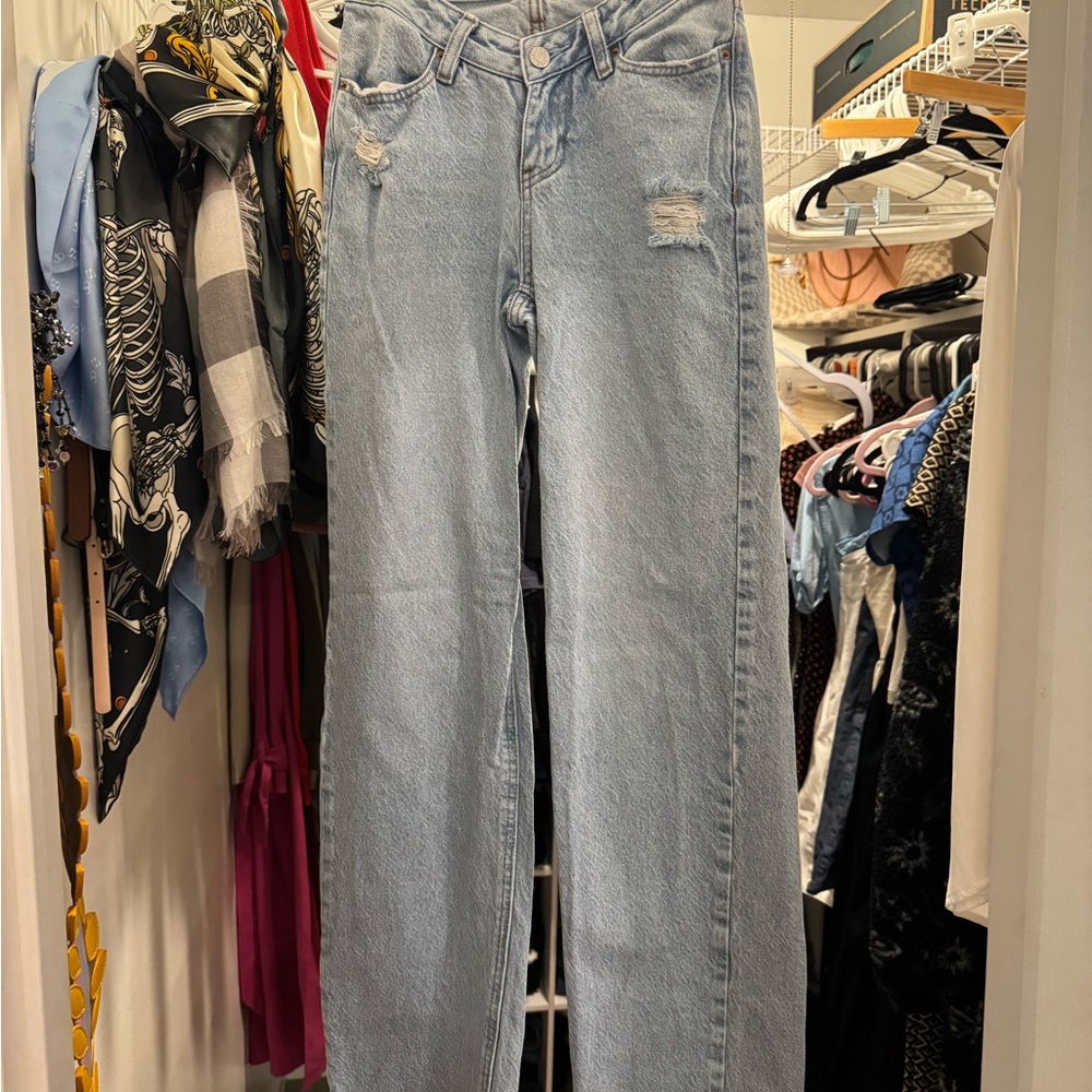 Pacific Sunwear Light Blue Straight Leg Jeans